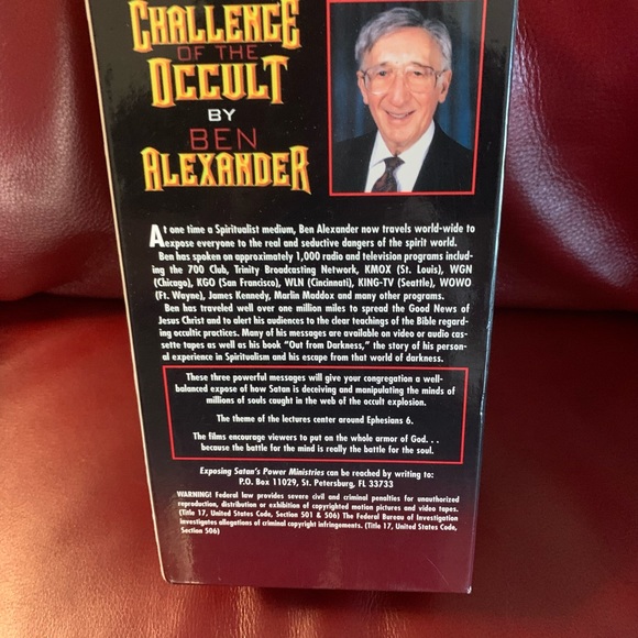 New! Challenge Of The Occult Complete VHS Set Ben Alexander Escape from Satan - Picture 3 of 4